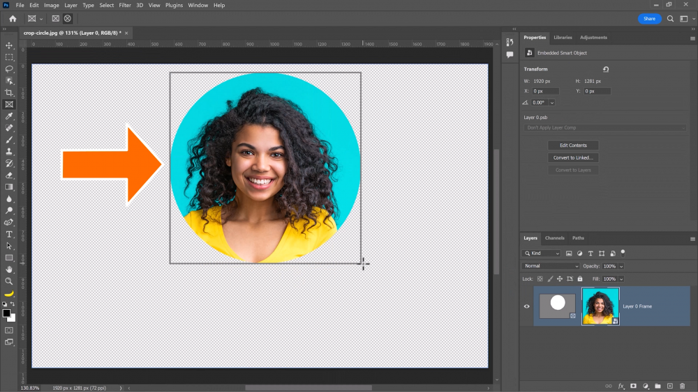 How to Crop in a Circle in Photoshop for Beginners