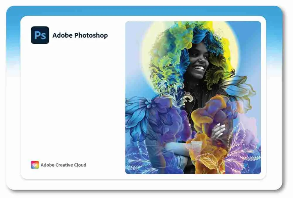 Adobe Photoshop 2022 new features, photoshop 2022, photoshop training channel, tutorials, photoshop splash screen