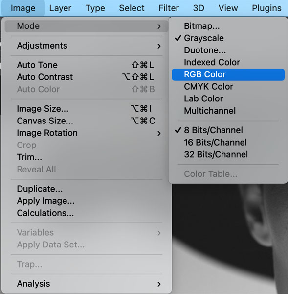 Automatically Colorize Black & white photos in Photoshop tutorial. Make Photoshop use different colors.