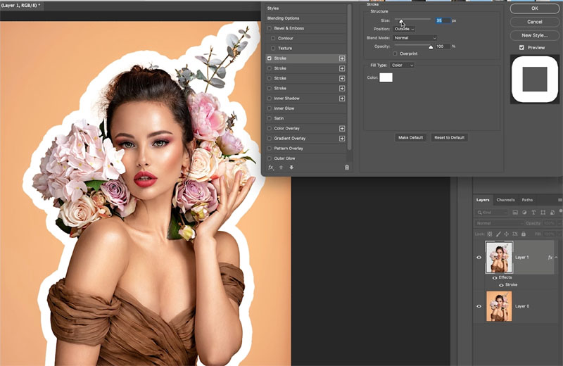 How to make a sticker in Photoshop