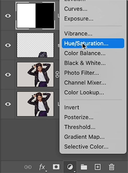 change white to colour in photoshop
