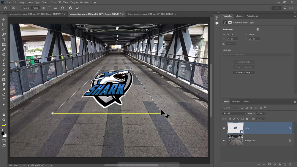 Perspective Warp in Photoshop – Change Perspective of Objects!